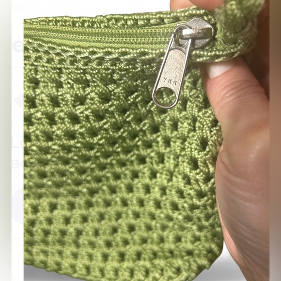 5 for $20! Y2K Vintage Green Woven Crossbody Bag - Picture 7 of 7